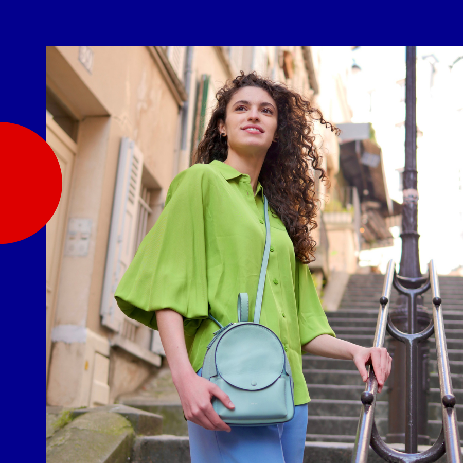 Sac dos de luxe Aqua La P pixterie